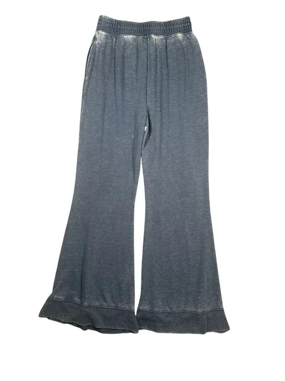 NWT Free People Intimately Cozy Cool Girl Lounge Flare Pant Dark Sapphire Blue S